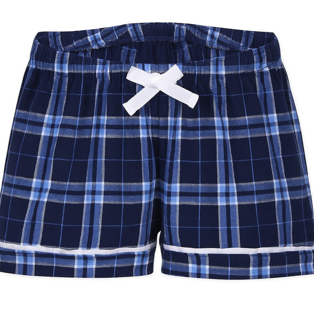 Girls/children Brushed Navy Shorts