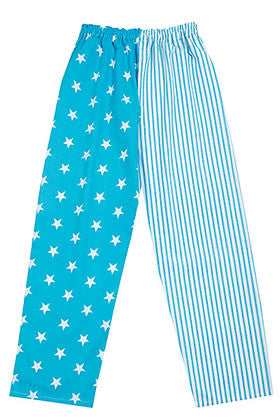 Turquoise Star Stripe Pyjama Bottoms