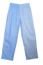 Pale Blue Spot/Stripe Pyjamas Bottoms